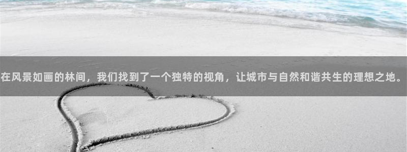 新宝 gg登录:在风景如画的林间,我们找到了一个独特的视角,让城市与自然和谐共生的理想之地。